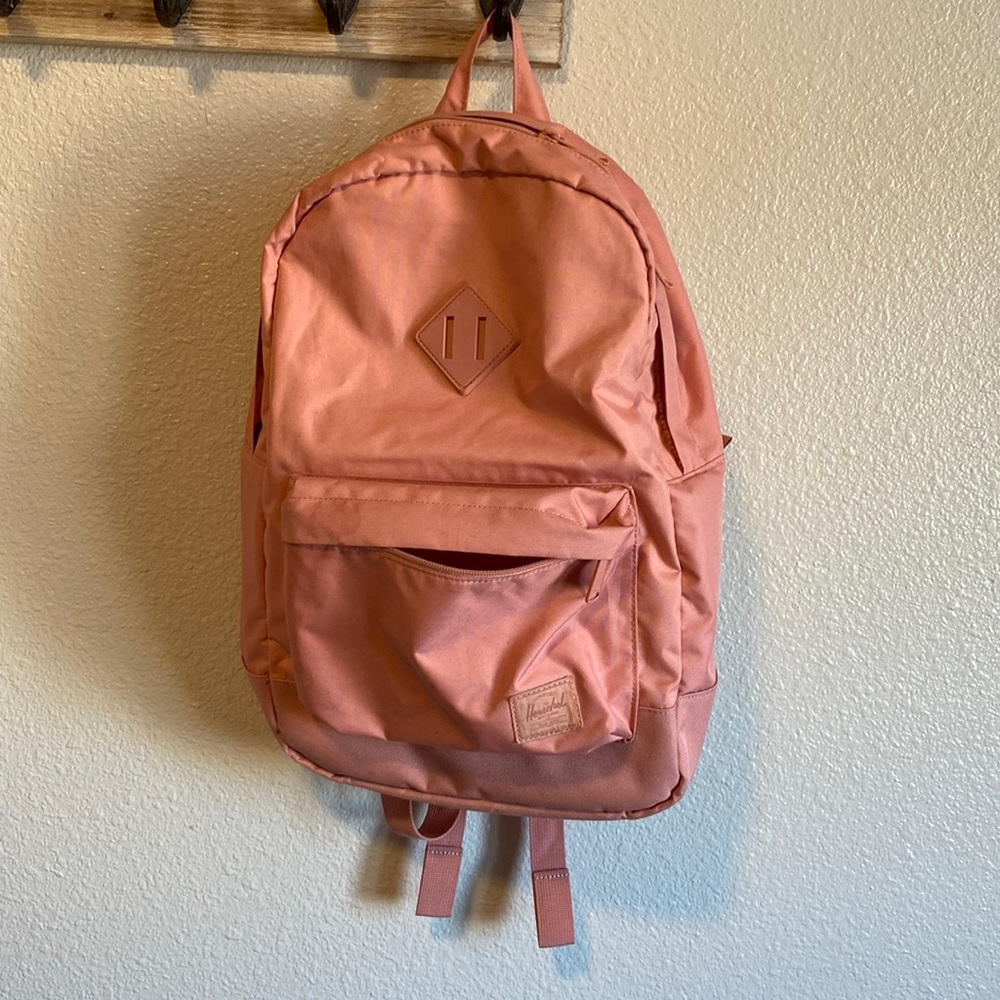 Pink Herschel backpack